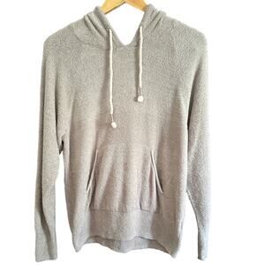 YOUNG FABULOUS & BROKE | Taupe Ultra Soft Plush Knit Hoodie Sweater  Extra Small